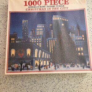 Bits &Pieces "Christmas in the City" 1000-Piece sealed Jigsaw Puzzle (23"x29")